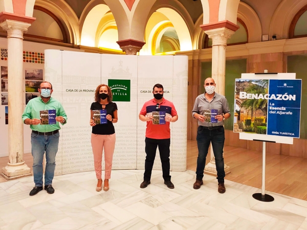 Benacaz&oacute;n presenta su nueva gu&iacute;a "La esencia del Aljarafe" en la Casa de la Provincia