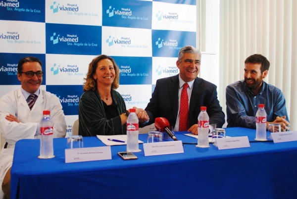 El Hospital Viamed Santa &Aacute;ngela de la Cruz, primer hospital sevillano en firmar un acuerdo con Autismo de Sevilla