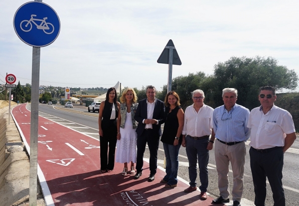 La Diputaci&oacute;n completa y articula los carriles bici de los municipios de Espartinas, Gines, Bormujos y Castilleja de la Cuesta