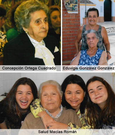 Villanueva del Ariscal rinde homenaje a tres mujeres de más de 80 años como modelos de vida
