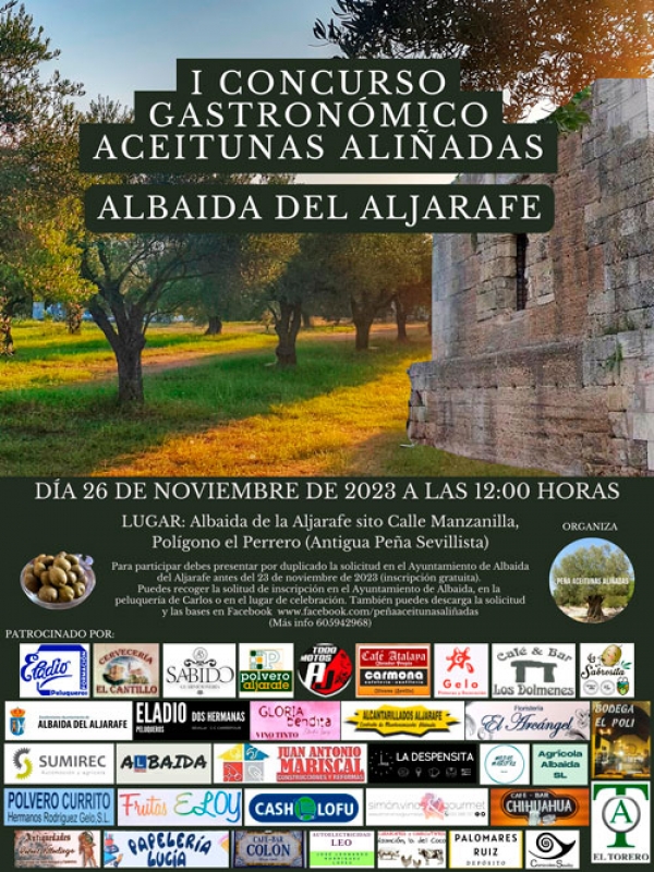 I concurso gastronómico de aceitunas aliñadas de Albaida del Aljarafe