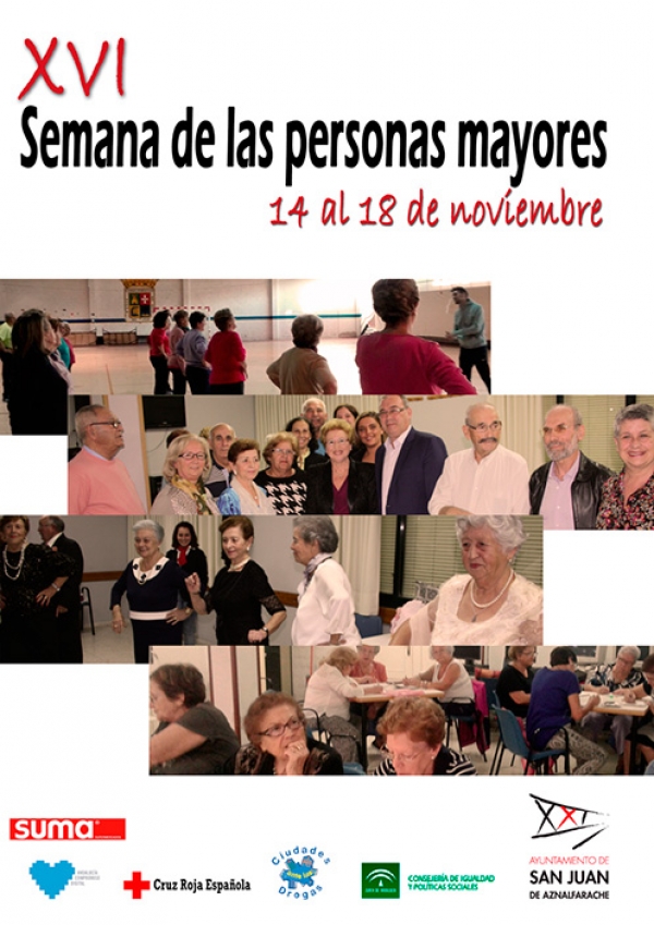 El pr&oacute;ximo lunes San Juan de Aznalfarache inaugura la Semana de los Mayores