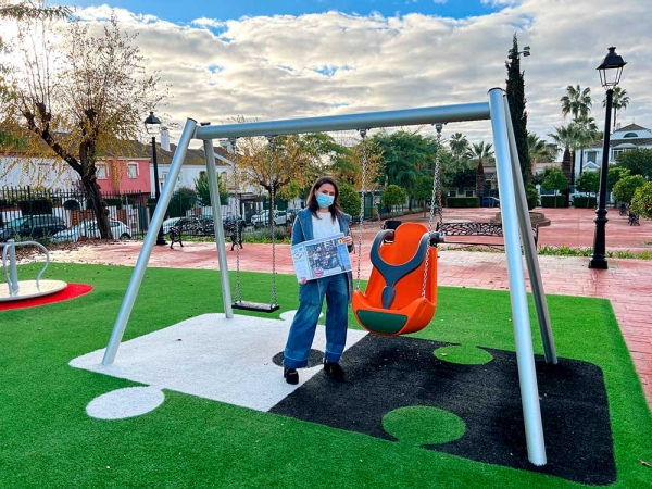 El Ayuntamiento de Tomares va a instalar a principios de 2022 un columpio adaptado para silla de ruedas para niños con capacidades diferentes