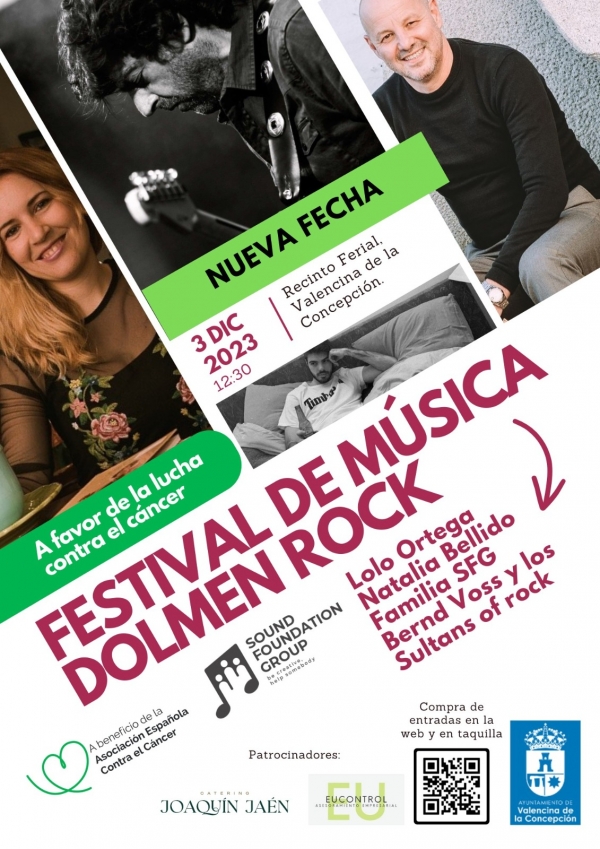 Valencina, anfitriona del 'Festival 'Dolmen rock' el pr&oacute;ximo 3 de diciembre