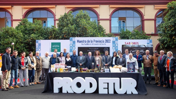 El patio de la Diputaci&oacute;n de Sevilla re&uacute;ne, este fin de semana, los productos gastron&oacute;micos emblem&aacute;ticos de la provincia de Sevilla