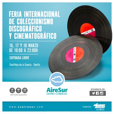 AireSur acoge la Feria Internacional del Coleccionismo Discogr&aacute;fico y Cinematogr&aacute;fico
