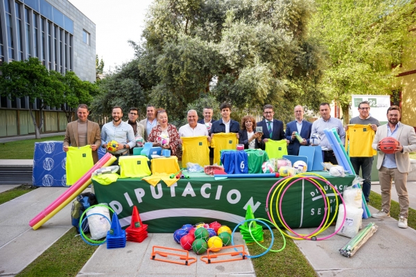 La Diputaci&oacute;n proporciona a todos los ayuntamientos de la provincia material deportivo por valor de 200.000&euro; a trav&eacute;s del Plan Act&uacute;a