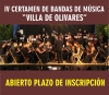 El Ayuntamiento de Olivares pone en marcha el IV Certamen de Bandas de M&uacute;sica "Villa de Olivares"