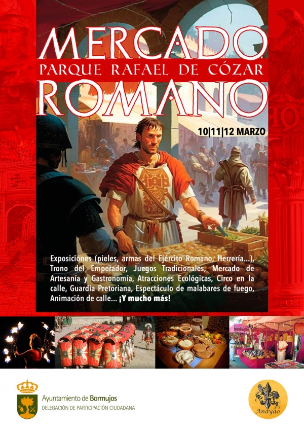 Bormujos recrea un aut&eacute;ntico mercado romano durante todo el fin de semana