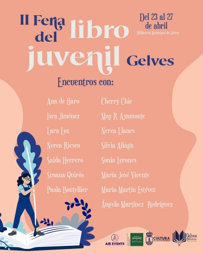 Gelves celebrar&aacute; su 2&ordf; Feria del Libro Juvenil del 23 al 27 de abril