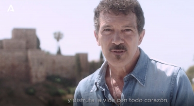 Antonio Banderas pone &quot;esperanza&quot; en la nueva campaña turística de Andalucía