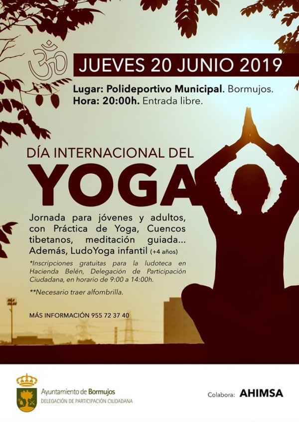 El Ayuntamiento de Bormujos ofrece una sesi&oacute;n de yoga gratuita en el Polideportivo Municipal