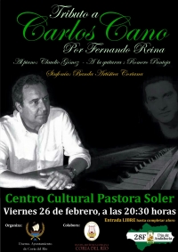 El Ayuntamiento de Coria del R&iacute;o presenta un tributo a Carlos Cano con motivo del 28-F