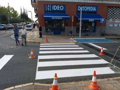 C's se alegra de que el Ayuntamiento haya tomado nota de algunas deficiencias, como la que muestra la imagen difundida por el Consistorio.