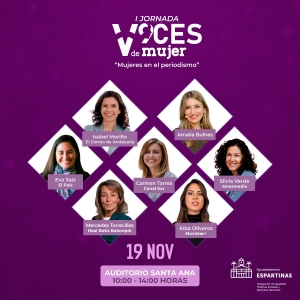 Espartinas acoge 'Voces de mujer', una jornada para reflexionar sobre el papel de la mujer en el periodismo actual