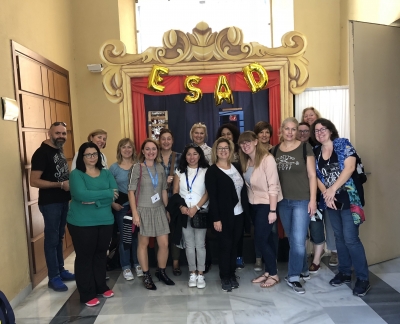 15 profesores europeos han visitado la Escuela Superior de Arte Dramático gracias al programa ‘Erasmus+’ organizado por el IES Palomares
