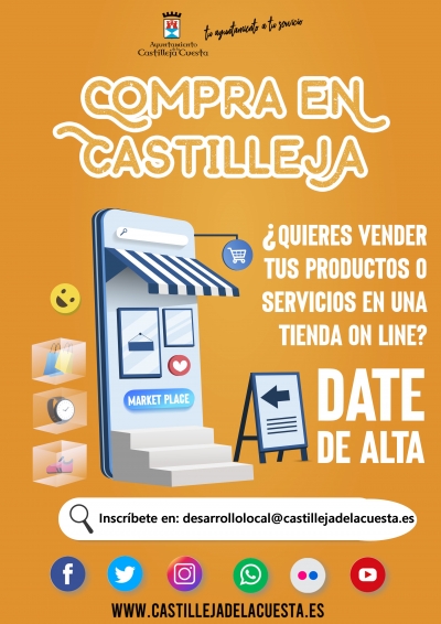 El Ayuntamiento de Castilleja anima a las empresas locales a participar en la plataforma de comercio electrónico que facilitará la venta on line