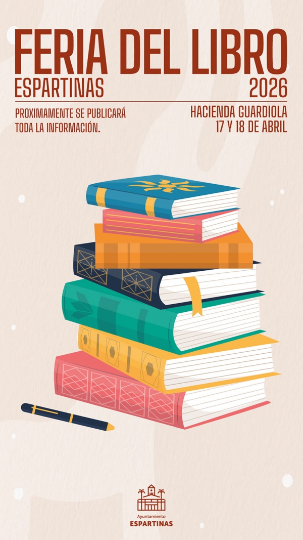 Espartinas celebra su Primera Feria del Libro los d&iacute;as 17 y 18 de abril