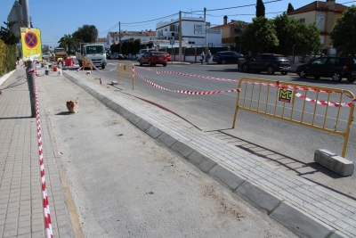 Gines construye cinco nuevos tramos que conectar&aacute;n toda la red de carriles bici de la localidad