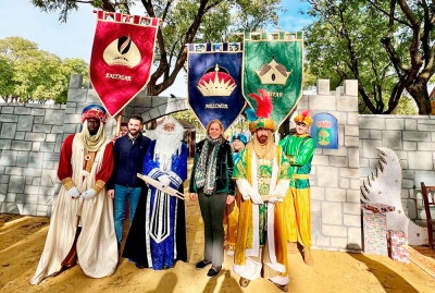 Bormujos recibe un a&ntilde;o m&aacute;s a sus Majestades los Reyes Magos en su Campamento Real durante tres d&iacute;as