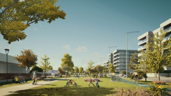Grupo INSUR presenta la primera promoci&oacute;n del nuevo "Barrio Verde" de Tomares