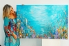 Exposici&oacute;n de pintura impresionista con toques abstractos en el Restaurante An&iacute;bal
