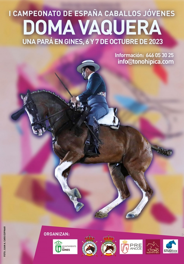 'Una Par&aacute; en Gines', sede del primer Campeonato de Espa&ntilde;a de Doma Vaquera de Caballos J&oacute;venes