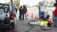 La Guardia Civil detiene a los responsables de una gasolinera en Coria del Río  por un delito contra medio ambiente y los recursos naturales
