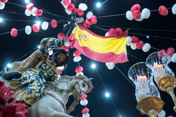 Santiago Ap&oacute;stol recorre este martes las calles de Castilleja de la Cuesta junto a m&aacute;s de 450 m&uacute;sicos