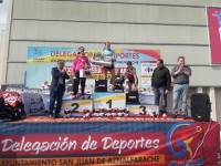 Manolo Olmedo y Luc&iacute;a P&eacute;rez se proclamaron vencedores absolutos de la XXIV Carrera Popular Villa de San Juan de Aznalfarache