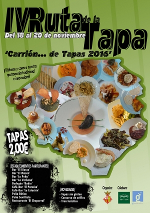 IV edici&oacute;n de la ruta de la tapa "Carri&oacute;n... de tapas"