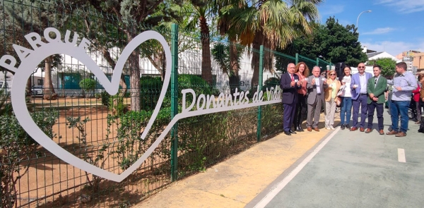 Aznalcázar dedica un parque a los Donantes de Vida