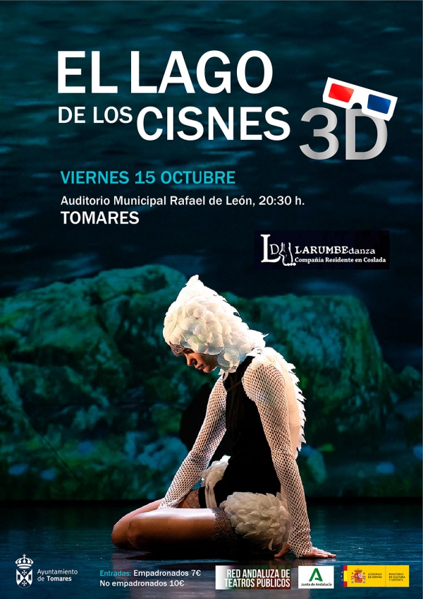 Arranca la temporada teatral en Tomares este viernes, 15 de octubre, con &ldquo;el lago de los cisnes&rdquo; en 3d