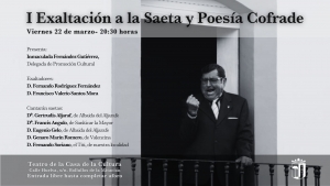 I Exaltaci&oacute;n a la saeta y poes&iacute;a cofrade en Bollullos de la Mitaci&oacute;n