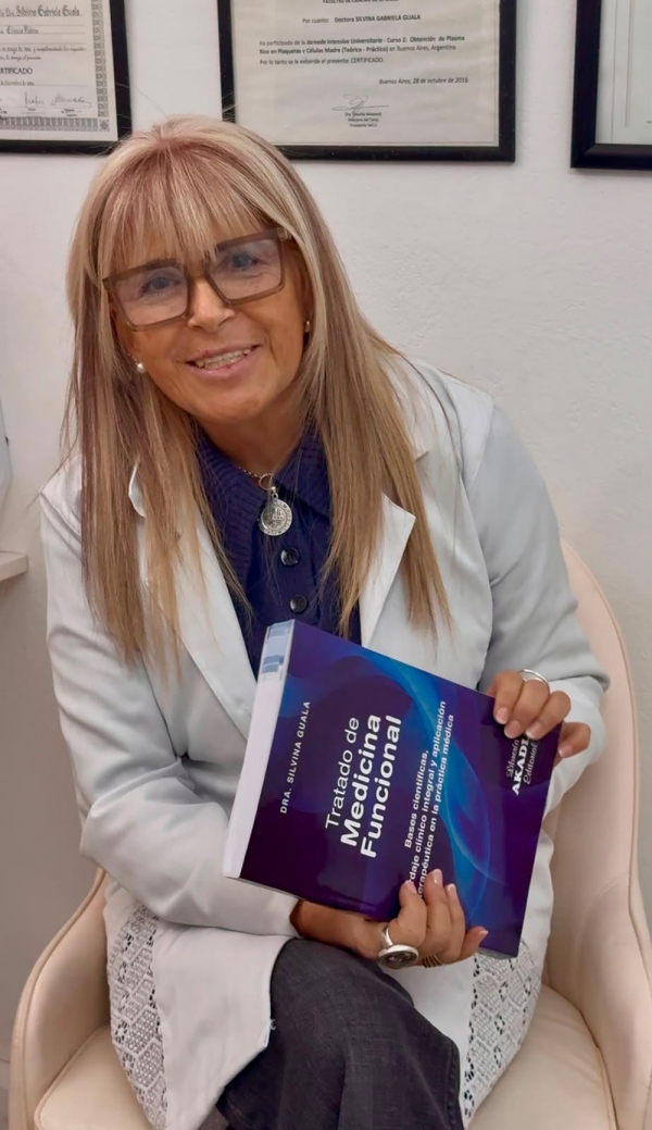 Silvina Guala, pionera de la Medicina Integral en Argentina, lanza el primer tratado de Medicina Funcional del pa&iacute;s