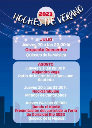 Arranca en Coria del R&iacute;o una nueva edici&oacute;n de las Noches de Verano