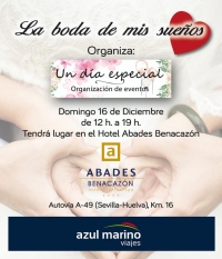 Azul marino lleva la mejor oferta de viajes de boda a los novios del Aljarafe