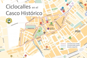 Diez calles de Mairena se convierten en prioritarias para ciclistas y patinetes