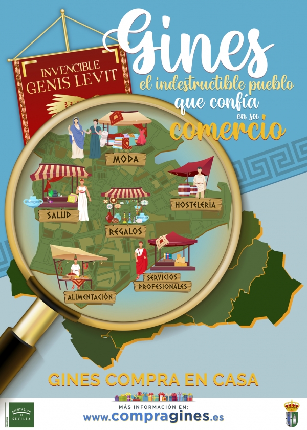 Arranca la campa&ntilde;a &lsquo;Gines, el indestructible pueblo que conf&iacute;a en su comercio&rsquo;