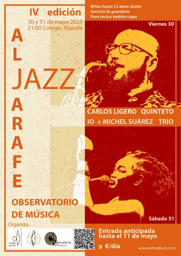 El colegio Aljarafe acoge los d&iacute;as 30 y 31 de mayo la IV edici&oacute;n del Festival AljarafeJazz