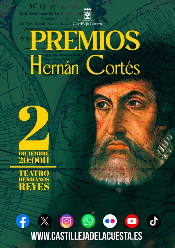 La I Edici&oacute;n de los Premios Hern&aacute;n Cort&eacute;s homenajea a los vecinos de Castilleja de la Cuesta