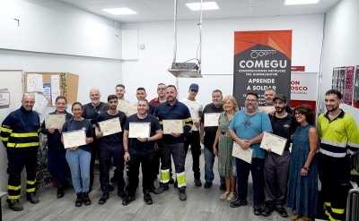 COMEGU forma a m&aacute;s de un centenar de alumnos en el oficio de la soldadura durante 2024