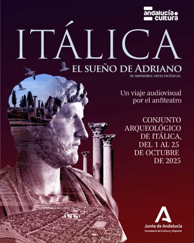 La Junta organiza &ldquo;un viaje m&aacute;gico&rdquo; por los sue&ntilde;os de Adriano desde el interior del anfiteatro de It&aacute;lica