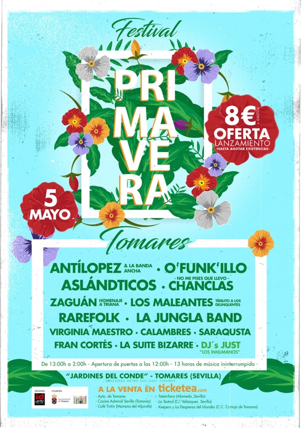 Festival de la Primavera en Tomares el pr&oacute;ximo 5 de mayo