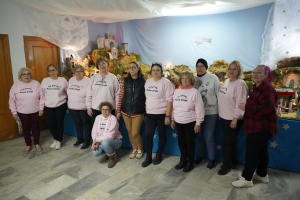 Santiponce cuenta con un Bel&eacute;n solidario tejido por la Asociaci&oacute;n contra el c&aacute;ncer &lsquo;Tu Coraje Nuestro Coraje&rsquo;