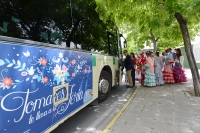 15.300 tomare&ntilde;os eligen el autob&uacute;s a la feria como medio de transporte, un 15% m&aacute;s que el a&ntilde;o pasado