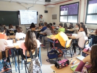 Presentaci&oacute;n de "Parlamento Joven 2016-17" en el IES Alminar de Bollullos de la Mitaci&oacute;n