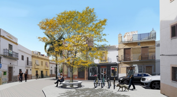 Transformación de la céntrica calle Córdoba de La Algaba