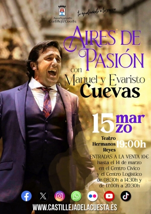 Llega a Castilleja el concierto 'Aires de Pasi&oacute;n', con Manuel y Evaristo Cuevas