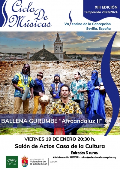 Ballena Gurumbé vuelve a Valencina con &quot;Afroandaluz II&quot;